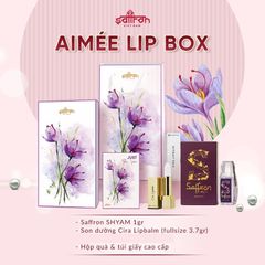 Set Quà Saffron Nhụy Hoa Nghệ Tây Shyam và Son Dưỡng Cira Lipbalm - Quà Tặng Sang Trọng, Sức Khỏe và Sắc Đẹp cho Phái Đẹp