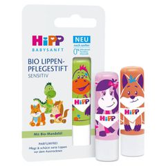 Son Dưỡng Môi Hữu Cơ Cho Bé HiPP Babysanft Bio - Dưỡng Ẩm Mềm Mại, An Toàn, Thiết Kế Đáng Yêu, 4.8g