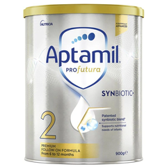 Sữa Aptamil Profutura Synbiotic số 2 cho trẻ từ 6-12 tháng - Sữa bột Non-GMO, hỗ trợ tiêu hóa và phát triển trí não
