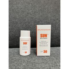 Sữa Chống Nắng Bruno Vassari Sun Fluid Blue Protection SPF30 - Bảo Vệ Da Khỏi Tia UV, Thấm Nhanh, Chống Nước, 50ml