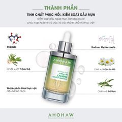 Tinh Chất Hỗ Trợ Phục Hồi Da Ahohaw Inten-Cure Calming - Serum Làm Dịu Da, Ngăn Ngừa Mụn, Kiểm Soát Bã Nhờn, Phục Hồi Da Nhạy Cảm 50ml