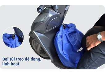 Túi Chống Nước Rando Waterlock Cho Đi Mưa, Đi Biển - Bền Chắc, Chất Liệu Nylon/PVC, Băng Phản Quang, Kích Thước L (56x45x20cm)
