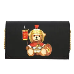 Túi đeo chéo nữ Moschino Teddy Bear 018932 màu đen