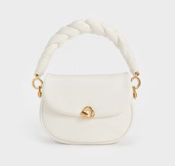 Túi nữ Moira Braided Handle Bag CK2-50270993 White