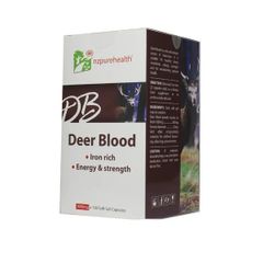 Viên uống bổ sung sắt NZPurehealth Deer Blood - Hỗ trợ cải thiện sức khỏe, cân bằng máu, cho người thiếu máu, thiết sắt - 30 viên
