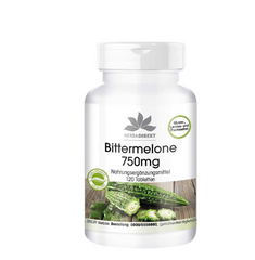 Viên uống giảm cân Warnke Bittermelone 750mg - Hỗ trợ giảm mỡ thừa, kiểm soát đường huyết, Vegan, 120 viên