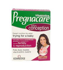 Viên uống Pregnacare Before Conception - Hỗ trợ tăng khả năng thụ thai cho phụ nữ chuẩn bị mang thai - 30 viên bổ sung vitamin và khoáng chất thiết yếu.
