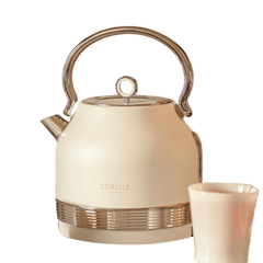 Ấm Đun Nước Siêu Tốc Corelle 1.7L - Thiết Kế Retro Sang Trọng, Đun Nước Nhanh Chóng, Phù Hợp Mọi Không Gian Bếp