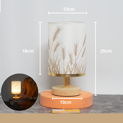 Đèn Ngủ Hình Trụ Vintage Huta G1S - Trang Trí Căn Phòng, Chiếu Sáng Vàng Ấm, Đèn Bàn Thư Giãn, Thiết Kế Sang Trọng