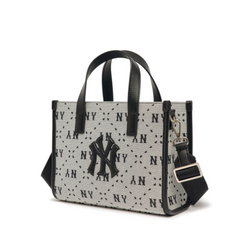 Túi Xách MLB Big Diamond Monogram Jacquard New York Yankees - Tote Bag Nhỏ Thời Trang, Dây Đeo Điều Chỉnh, Kiểu Dáng Thanh Lịch