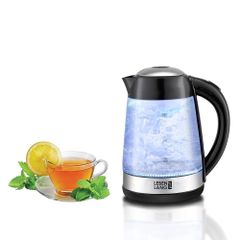 Ấm Siêu Tốc Thủy Tinh 1.7L Lebenlang LBWE9991-EC - Công Suất 2200W, Đế Xoay 360 Độ, An Toàn và Tiện Lợi cho Mọi Gia Đình