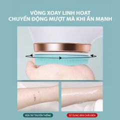 Bàn chải tắm điện tự động Mifan - Thiết bị làm đẹp 4 trong 1, công nghệ massage và làm sạch sâu cho cơ thể với 4 đầu chải, chống nước IPX6.