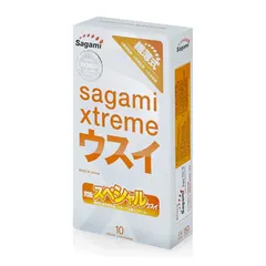 Bao cao su Sagami Xtreme Super Thin siêu mỏng ôm sát hộp 10 cái