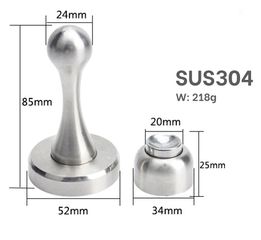 Bộ Chặn Cửa Inox 304 Hobby Home Decor CC8 - Giúp Cố Định Cửa, Dễ Dàng Lắp Đặt, Thời Trang Nội Thất Hàng Đầu