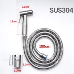 Bộ vòi xịt vệ sinh HOBBY Home Decor VSR1 - Dây sen dài, tăng áp lực nước mạnh mẽ, thiết bị gia đình tiện ích cho mọi nhà