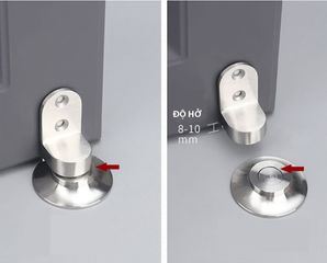Chặn cửa Hobby Home Decor CC5 với keo dán 3M và đinh ốc - Lực hút nam châm siêu mạnh cho cửa gạch men và kính