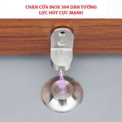 Chặn cửa Hobby Home Decor CC5 với keo dán 3M và đinh ốc - Lực hút nam châm siêu mạnh cho cửa gạch men và kính