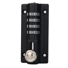 Chốt Cửa Ngang Có Mật Khẩu Hobby Home Decor LCK - Chắc Chắn, An Toàn Với Hợp Kim Kẽm, Hai Màu Trắng Đen Phù Hợp Nhiều Kiểu Cửa
