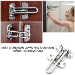Chốt Khóa Cửa Dạng Trượt Hobby Home Decor KCT1 - Inox Chất Lượng, Thiết Kế Thông Minh, Bảo Vệ Nhà Cửa Hoàn Hảo
