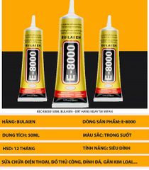 Combo 3 Lọ Keo Dán Thủ Công E8000 BU LAI EN - Keo Dán Đa Năng Cho Điện Thoại, Đồ Handmade, Trang Sức, Giấy 50ml