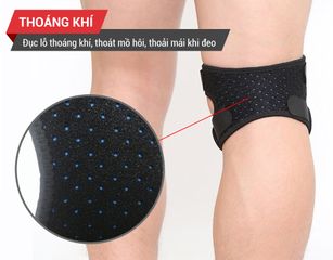 Đai Bảo Vệ Gối Kép Co Giãn 4 Chiều GoodFit GF521K - Phụ Kiện Tập GYM Chất Liệu Neoprene, Thiết Kế Ổn Định Cho Người Tập Thể Hình