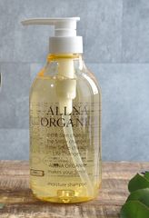 Dầu Gội Dưỡng Ẩm Allna Organic 500ml - Chăm Sóc Tóc Mềm Mượt Như Salon, Giúp Tóc Ẩm và Bóng Đẹp, Không Bết Tóc