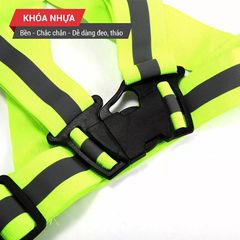 Dây đai phản quang chạy bộ, đạp xe GoodFit GF04RA - Bảo vệ an toàn với phản quang ban đêm, dụng cụ thể thao lý tưởng cho người yêu thể thao