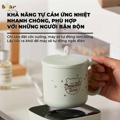 Đế làm nóng đồ uống Bear DRBD-C16J5 - Kính cường lực siêu nhạy, chống thấm nước, phù hợp với mọi chất liệu, giữ ấm hiệu quả.