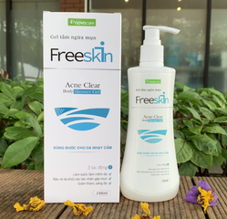 Gel Tắm Ngừa Mụn Freeskin Acne Clear Body Shower Gel 250ml - BHA Làm Sạch Sâu, Dưỡng Ẩm, Chống Oxy Hóa Cho Da Sáng Mịn