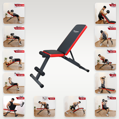 Ghế Tạ Đa Năng Zasami SGN-8611 - Tập Gym Tiện Lợi, Chắc Chắn, Dễ Di Chuyển, Nâng Cấp Các Nhóm Cơ Tối Ưu