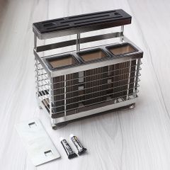 Kệ Đựng Đũa Dao Kéo Hobby Home Decor KDMT3 Inox 304 Có Khay Hứng Nước – Thiết Kế Gọn Gàng Cho Không Gian Bếp Thêm Ngăn Nắp