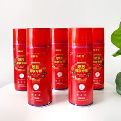 Keo Dán Xịt Đa Năng Mifan 450ml - Không Để Lại Vết Keo, Dán Giấy, Phù Hợp Dùng Trong Thủ Công, Dính Xốp, Tờ Rơi, Áp Phích