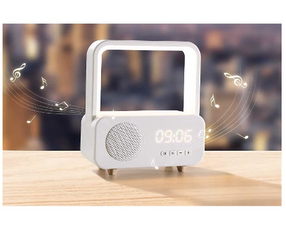 Loa Bluetooth 3 in 1 Onefire - Kết Hợp Đồng Hồ và Đèn Ngủ Kiểu Cổ Điển - Thiết Kế Sang Trọng, Âm Thanh Sống Động