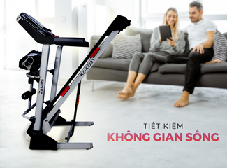 Máy Chạy Bộ Đa Năng Zasami KZ-K2201 - Chạy Bộ, Đi Bộ, Tập Bụng, Massage, Độ Nghiêng Tự Động, 12 Bài Tập Tự Động, Thể Dục Tại Nhà