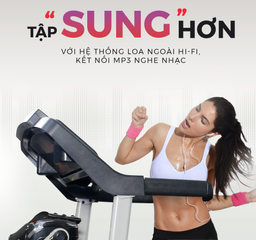 Máy Chạy Bộ Đa Năng Zasami KZ-K2201 - Chạy Bộ, Đi Bộ, Tập Bụng, Massage, Độ Nghiêng Tự Động, 12 Bài Tập Tự Động, Thể Dục Tại Nhà