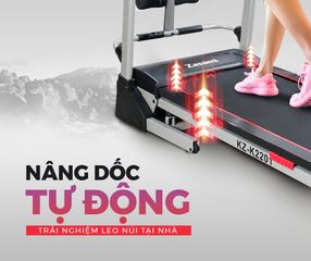 Máy Chạy Bộ Đa Năng Zasami KZ-K2201 - Chạy Bộ, Đi Bộ, Tập Bụng, Massage, Độ Nghiêng Tự Động, 12 Bài Tập Tự Động, Thể Dục Tại Nhà