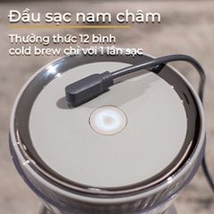 Máy Pha Cà Phê Ủ Lạnh Epeios CO800 - Công Nghệ Hút Chân Không Hiện Đại, Pha Chế Nhanh Trong 10 Phút, Pin Sạc Tiện Lợi