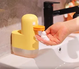 Máy tạo bọt rửa tay tự động Bubble Duck vịt vàng đáng yêu - Thiết bị rửa tay thông minh, cảm biến nhạy, phù hợp mọi không gian gia đình