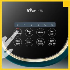 Nồi Cơm Điện Hẹn Giờ Chống Dính Bear DFB-P30R3 - Đa Năng 3L, Nấu Cơm, Cháo, Canh, Giữ Ấm 24h - Tiện Ích Cho Gia Đình