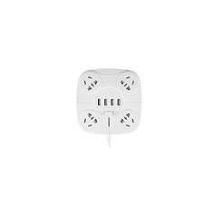 Ổ cắm đa năng Jiashi OCD05 với sạc USB, dây dài 2.8m và giá để điện thoại - Thiết bị tiện lợi cho gia đình