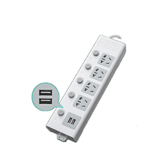 Ổ Cắm Điện Đa Năng Thông Minh Jiashi 2 Cổng USB - Tiện Ích Cao, Khả Năng Chịu Tải Lớn, Dây Dài 1.8m