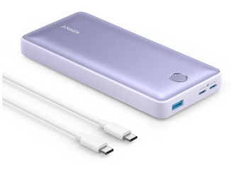 Pin sạc dự phòng Anker 535 A1366 20.000mAh 30W - 3 cổng USB-C và USB-A, sạc nhanh đa năng cho 3 thiết bị cùng lúc