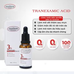 Serum IntelDerm Trane.xamic Acid 3% 30ml - Hỗ trợ cải thiện nám, tàn nhang, phục hồi da tổn thương, làm sáng da, dưỡng ẩm tự nhiên
