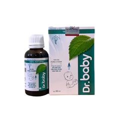 Tinh Dầu Húng Chanh Dr.Baby 30ml - Hỗ Trợ Đường Hô Hấp Cho Trẻ Sơ Sinh, Bảo Vệ Sức Khỏe Tự Nhiên