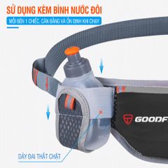 Túi Đeo Hông Chạy Bộ GoodFit GF109RB - Tiện Lợi, Chất Liệu Polyester, Phù Hợp Với Smartphone Đến 6.5inch - Phản Quang Tăng Độ Nhận Diện