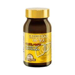 Viên Uống Giảm Mỡ Máu Lipitas - Hỗ Trợ Thải Độc Gan, Bảo Vệ Tim Mạch, Tăng Cường Sức Khỏe, 60 Viên, Nhật Bản
