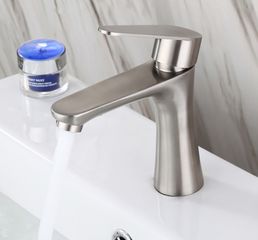 Vòi Xả Lavabo Lạnh Hobby Home Decor LBL2 Inox 304 - Thiết Kế Sang Trọng, Hiện Đại, Phù Hợp Mọi Chậu Rửa
