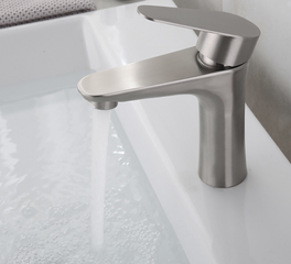 Vòi Lavabo Nóng Lạnh Hobby VRM2 Inox 304 Chống Gỉ - Thiết Kế Tiết Kiệm Nước, Dễ Sử Dụng Cho Bồn Rửa Mặt