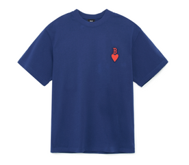 Áo thun MLB Heart Small Logo Overfit Boston Red Sox 3ATSH0133-43NYS xanh navy