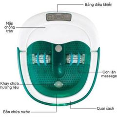 Bồn Ngâm Chân Massage Tự Động HoMedics FB-650 - Thiết Bị Thư Giãn Đa Năng Với Nhiệt Độ Điều Chỉnh & Bi Massage Chân Thoải Mái